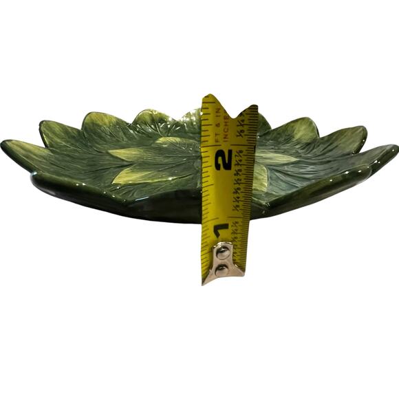 Leaves Plate ABC Bassano Pottery Majolica - Picture 5 of 5